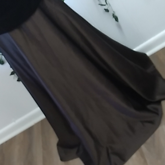 "Perfect Classic" BROWN SCOTT McCLINTOCK GOWN SZ 16 VELVETY AND SATIN LOOK... - Picture 8 of 13